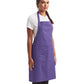 Artisan Collection by Reprime RP154 Recycled Pocket Bib Apron - Side view