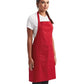 Artisan Collection by Reprime RP154 Recycled Pocket Bib Apron - Side view
