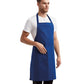 Artisan Collection by Reprime RP154 Recycled Pocket Bib Apron - Side view