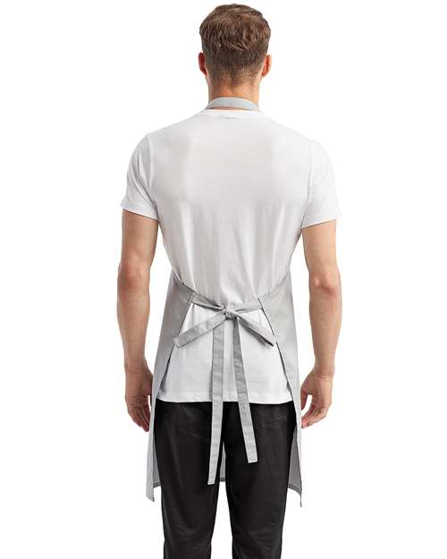 Artisan Collection by Reprime RP154 Recycled Pocket Bib Apron - Back view
