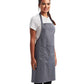 Artisan Collection by Reprime RP154 Recycled Pocket Bib Apron - Side view