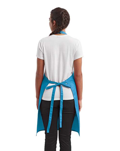 Artisan Collection by Reprime RP154 Recycled Pocket Bib Apron - Back view