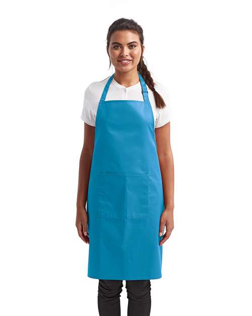 Artisan Collection by Reprime RP154 Recycled Pocket Bib Apron - Front view