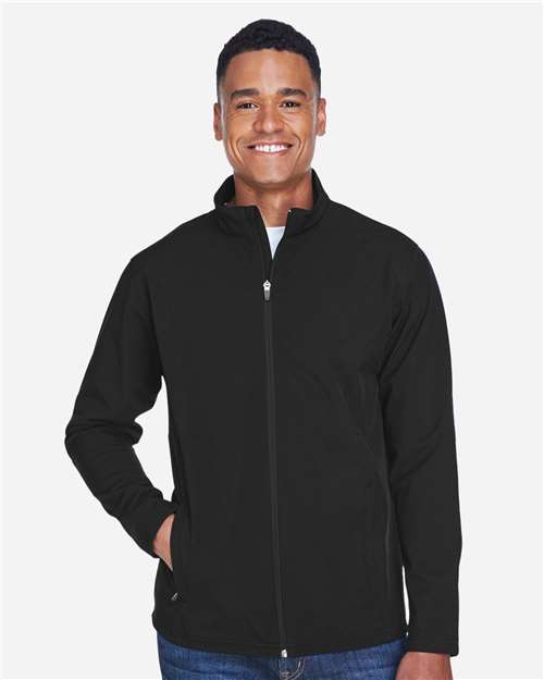 Team 365 TT80 Men's Leader Soft Shell Jacket - Front view