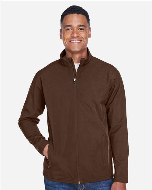 Team 365 TT80 Men's Leader Soft Shell Jacket - Front view