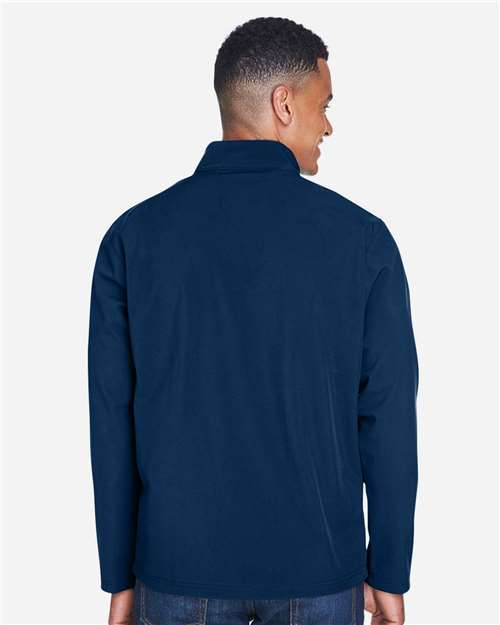 Team 365 TT80 Men's Leader Soft Shell Jacket - Back view