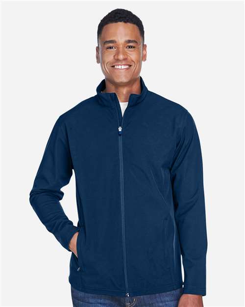Team 365 TT80 Men's Leader Soft Shell Jacket - Front view