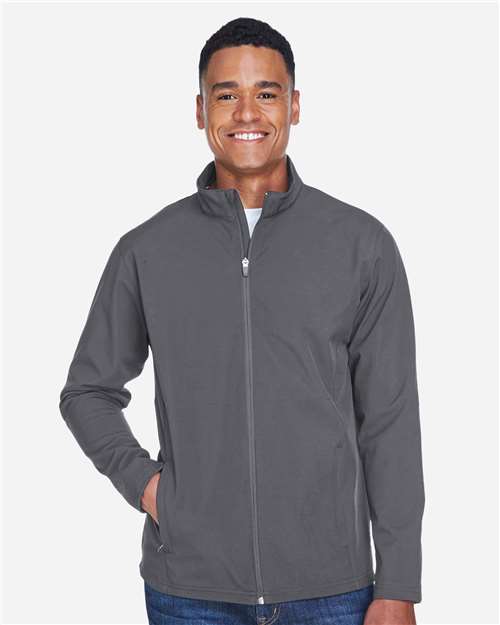 Team 365 TT80 Men's Leader Soft Shell Jacket - Front view