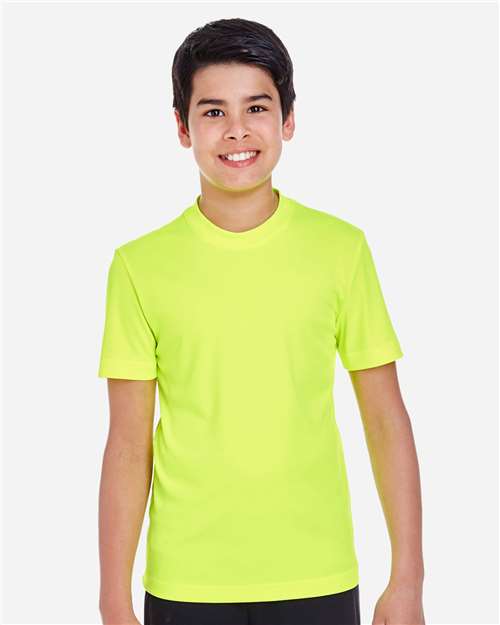 Team 365 TT11Y Youth Zone Performance T-Shirt - Front view