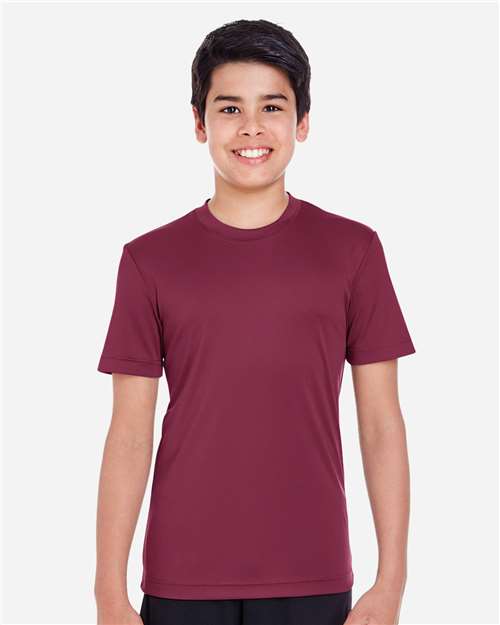 Team 365 TT11Y Youth Zone Performance T-Shirt - Front view