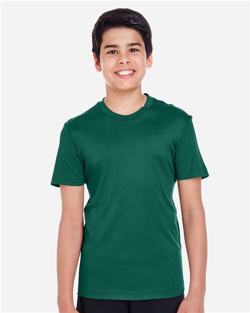 Team 365 TT11Y Youth Zone Performance T-Shirt - Front view