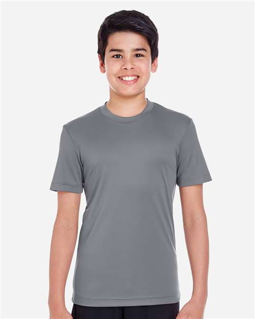 Team 365 TT11Y Youth Zone Performance T-Shirt - Front view