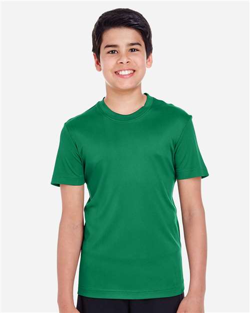 Team 365 TT11Y Youth Zone Performance T-Shirt - Front view