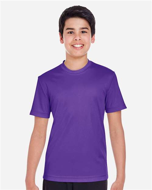 Team 365 TT11Y Youth Zone Performance T-Shirt - Front view