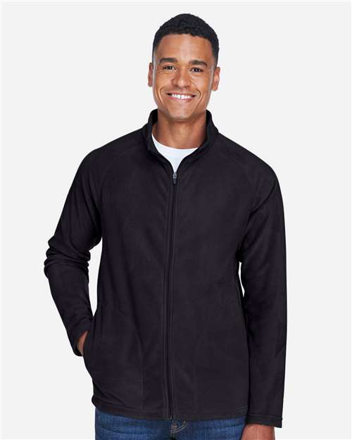 Team 365 TT90 Men's Campus Microfleece Jacket - Front view