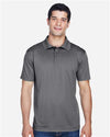 Harriton M315 Men's Polyester Jersey Polo - Front view