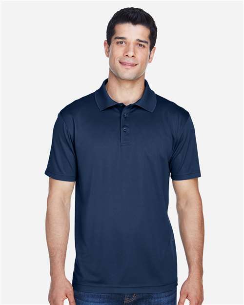 Harriton M315 Men's Polyester Jersey Polo - Front view