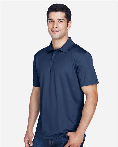 Harriton M315 Men's Polyester Jersey Polo - Side view