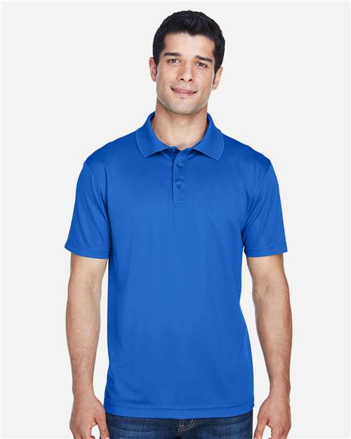 Harriton M315 Men's Polyester Jersey Polo - Front view