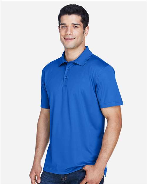 Harriton M315 Men's Polyester Jersey Polo - Side view