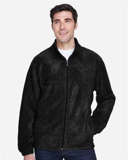 Harriton M990 Men's Full-Zip Fleece - Front view