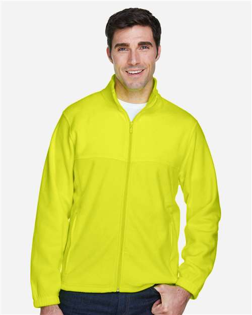 Harriton M990 Men's Full-Zip Fleece - Front view