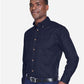 Harriton M500 Men's Easy Blend? Twill?Shirt - Side view