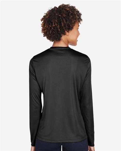 Team 365 TT11WL Women's Zone Performance Long Sleeve T-Shirt - Back view
