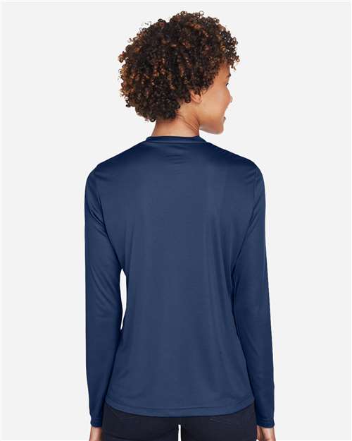 Team 365 TT11WL Women's Zone Performance Long Sleeve T-Shirt - Back view