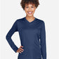 Team 365 TT11WL Women's Zone Performance Long Sleeve T-Shirt - Front view
