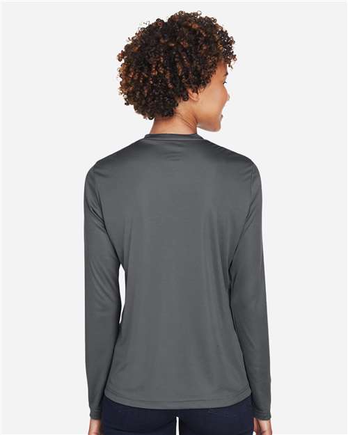 Team 365 TT11WL Women's Zone Performance Long Sleeve T-Shirt - Back view