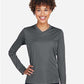 Team 365 TT11WL Women's Zone Performance Long Sleeve T-Shirt - Front view