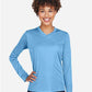 Team 365 TT11WL Women's Zone Performance Long Sleeve T-Shirt - Front view
