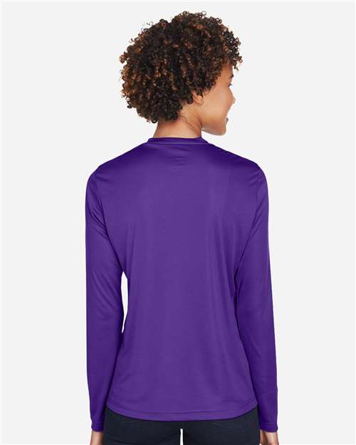 Team 365 TT11WL Women's Zone Performance Long Sleeve T-Shirt - Back view