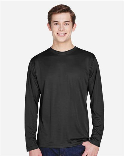 Team 365 TT11L Men's Zone Performance Long Sleeve T-Shirt - Front view