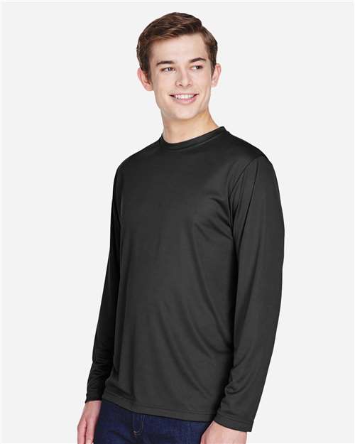 Team 365 TT11L Men's Zone Performance Long Sleeve T-Shirt - Side view