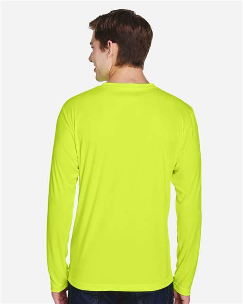 Team 365 TT11L Men's Zone Performance Long Sleeve T-Shirt - Back view