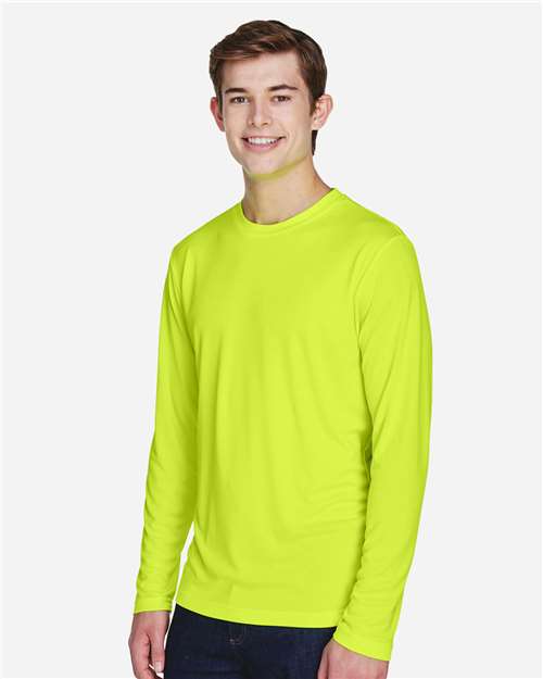 Team 365 TT11L Men's Zone Performance Long Sleeve T-Shirt - Side view