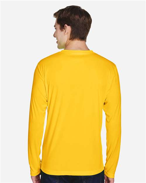 Team 365 TT11L Men's Zone Performance Long Sleeve T-Shirt - Back view