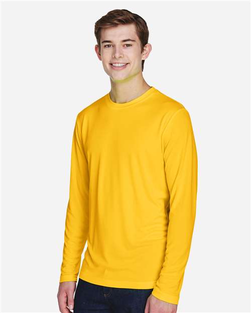 Team 365 TT11L Men's Zone Performance Long Sleeve T-Shirt - Side view