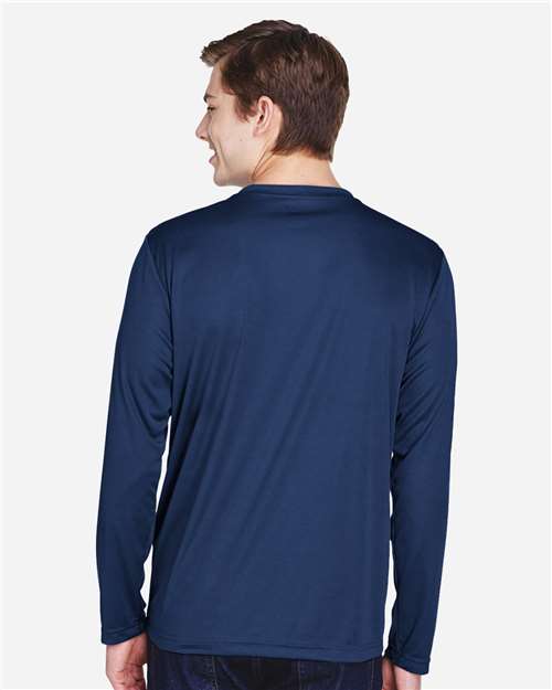 Team 365 TT11L Men's Zone Performance Long Sleeve T-Shirt - Back view