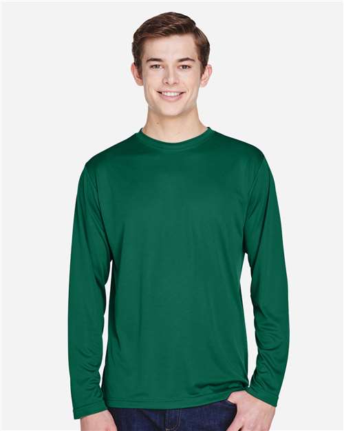 Team 365 TT11L Men's Zone Performance Long Sleeve T-Shirt - Front view