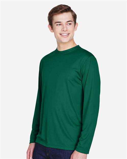 Team 365 TT11L Men's Zone Performance Long Sleeve T-Shirt - Side view