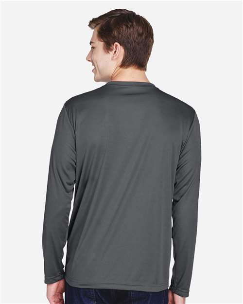 Team 365 TT11L Men's Zone Performance Long Sleeve T-Shirt - Back view