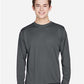 Team 365 TT11L Men's Zone Performance Long Sleeve T-Shirt - Front view