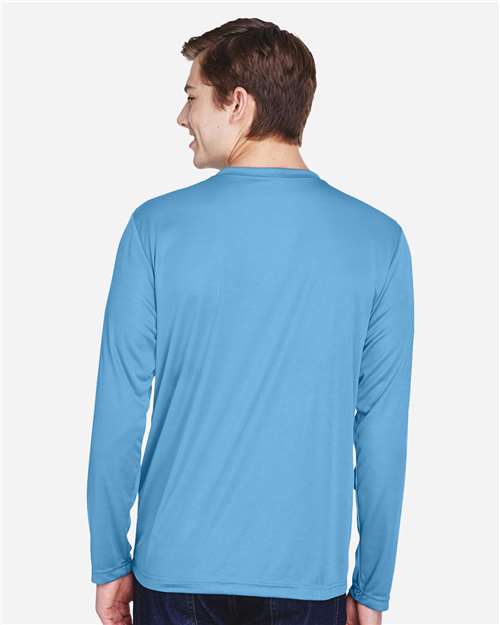Team 365 TT11L Men's Zone Performance Long Sleeve T-Shirt - Back view