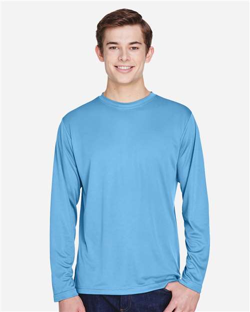 Team 365 TT11L Men's Zone Performance Long Sleeve T-Shirt - Front view