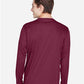 Team 365 TT11L Men's Zone Performance Long Sleeve T-Shirt - Back view