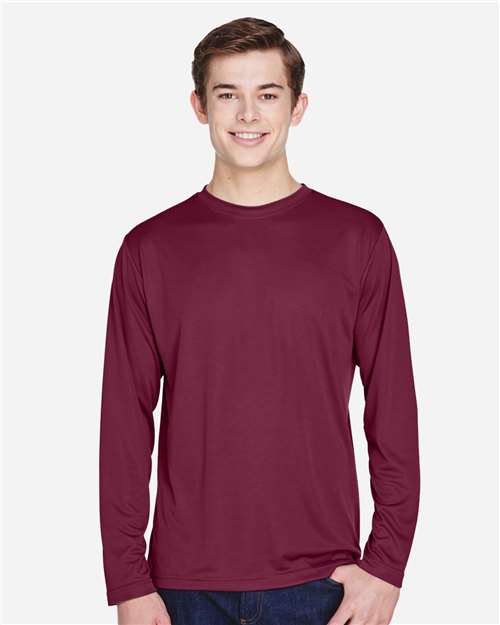 Team 365 TT11L Men's Zone Performance Long Sleeve T-Shirt - Front view