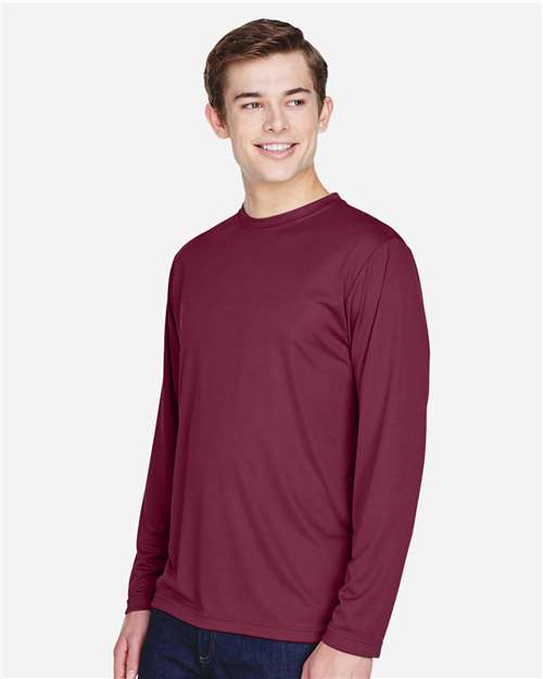 Team 365 TT11L Men's Zone Performance Long Sleeve T-Shirt - Side view